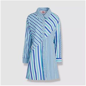 The Emerson Striped Poplin Shirt Dress
